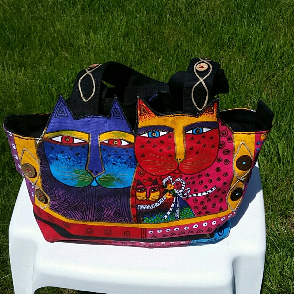 Laurel Burch Hand Bag (Cats)